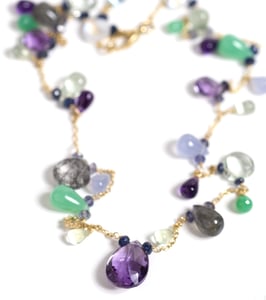 Image of Multicolor Stone Necklace 2