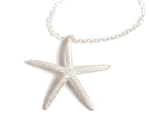 Image of Silver Starfish Necklace