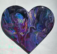 Image 1 of Art Heart Plaque 5