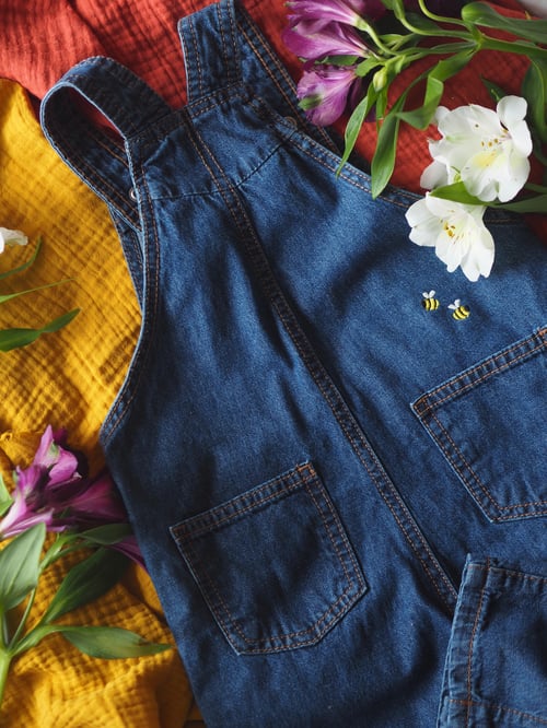 Image of Denim Dungaree's - Any Design Available