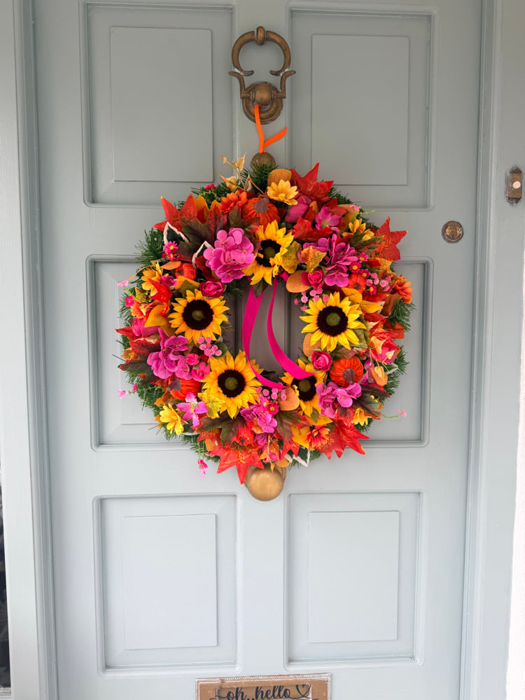 Image of 55cm Pink Autumn Sunflower 