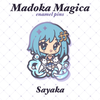 Image 4 of Madoka Magica Enamel Pins - Holy Quintet Collection