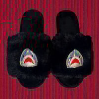 Image 2 of Holographic Shark Slippers