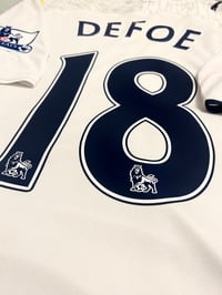 Image 12 of Tottenham Hotspur “DEFOE 18” 2009/10 Home Shirt + PL patches (M)