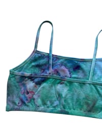 Image 7 of L/XL (40) Bralette in Mermaid Watercolor Ice Dye