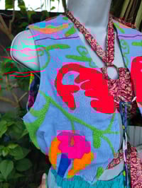 Image 5 of New York Embroidered Waistcoat Top Blue 6-12