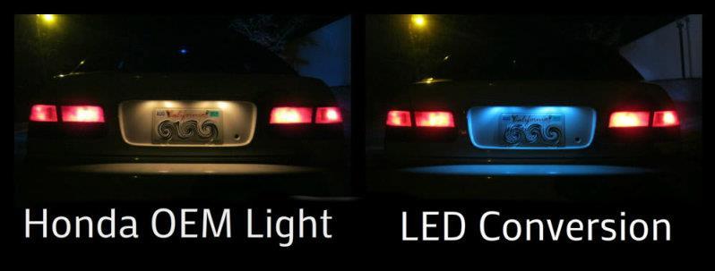 custom license plate lights