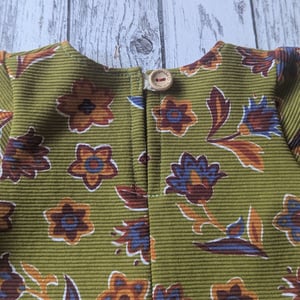 Image of Suzy Sweater Dress- Floral and Stripe