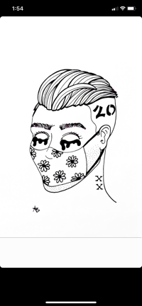 Mask Art Print