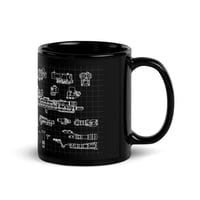 Image 1 of 416 Black Glossy Mug blueprint 