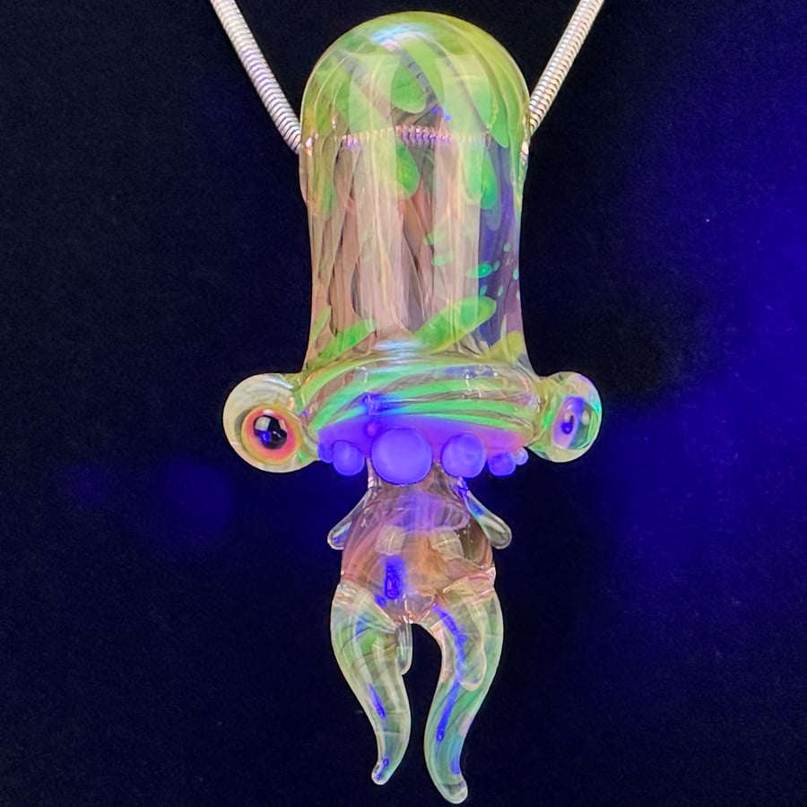 Image of 🦠☢️UV Organism Nymph Pendant☢️🦠