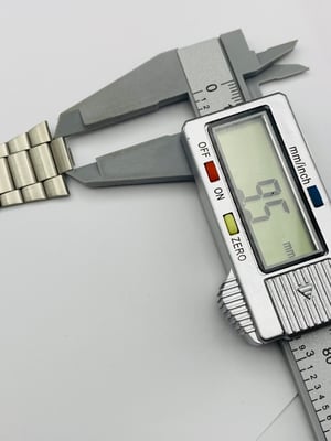 Image of Rare 1980's heavy duty Sieko stainless steel watch strap,New Old Stock,mint,9.5mm/22mm