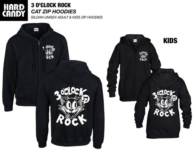 3 O’Clock Rock Zip up Hoodie 