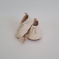 Image 1 of Knot Moccasins - Chalk