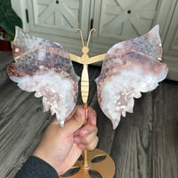 Image 1 of Pink & Purple Amethyst Butterfly Wings A 🪽 