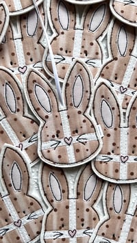 Image 1 of Hot cross Bunny head Decoration