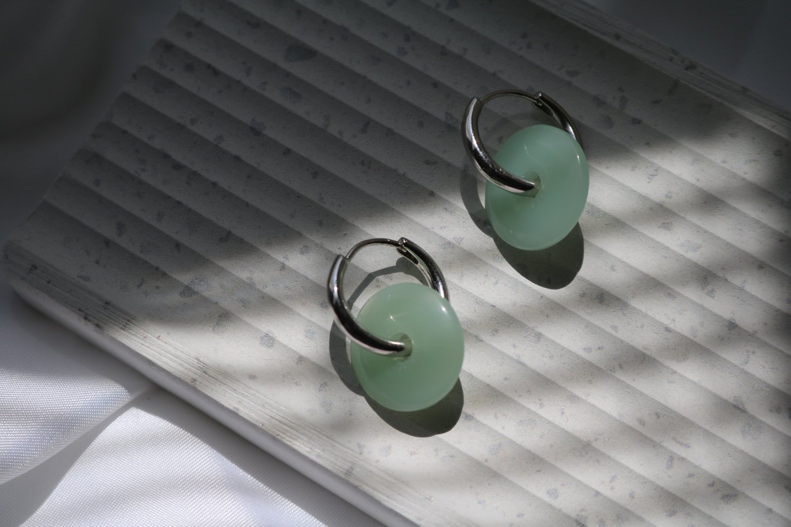 Jade 2024 donut earrings