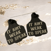Image 1 of It ain’t weak to speak Tags 