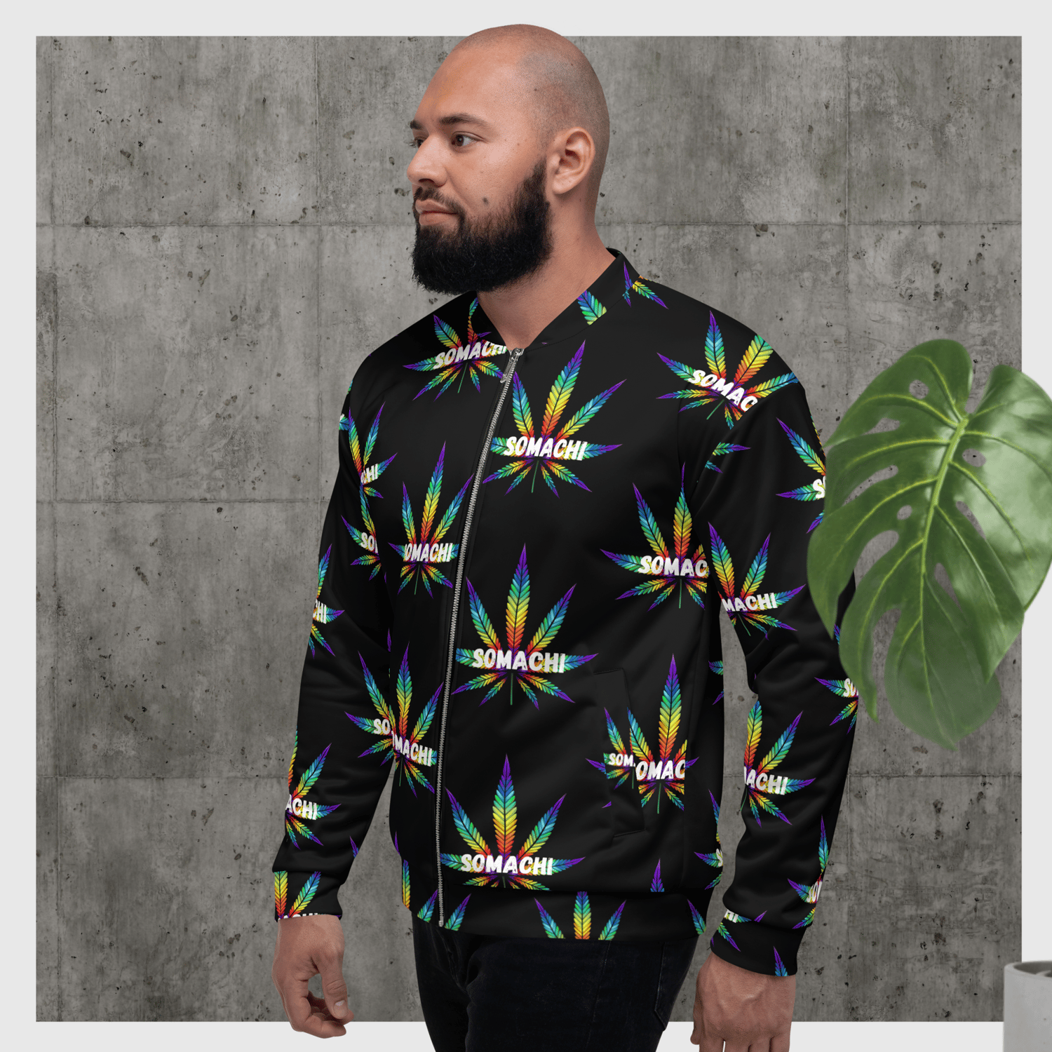 Image of  Cannibas Unisex Bomber Jacket
