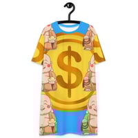 Image 2 of ZEN EXP - “Lucky Buddha” t-shirt dress
