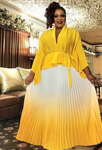 Image 2 of Pleated set