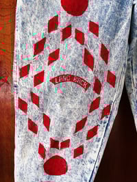 Image 2 of LAND BACK vintage acid wash jeans