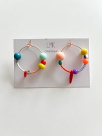 Paire de créoles PERLA 30mm B 