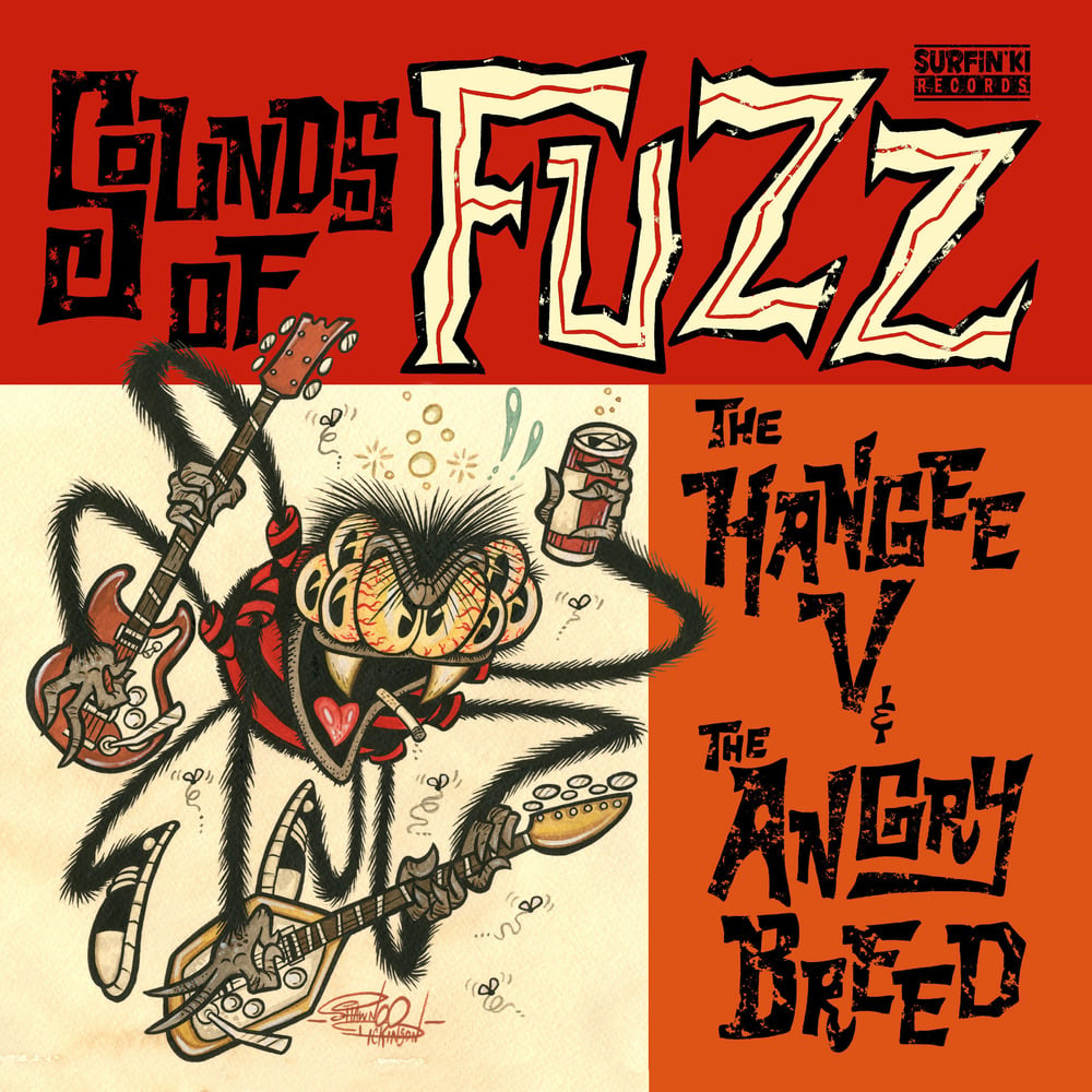 Image of Hangee V / Angry Breed "Sounds of Fuzz" split 7"