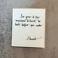 Image 1 of Edward’s Note (B Grade)