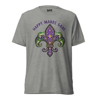 Image 1 of Alligator Fleur De Lis Mardi Gras Short sleeve t-shirt