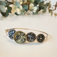 Image 2 of "La Femme" Vintage Button Bracelet