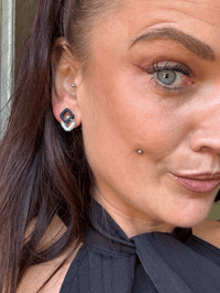 Image 4 of Náušnice Double sque Mirror Mini