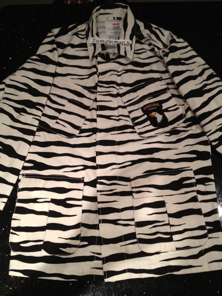 supreme zebra jacket