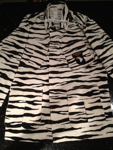 Image of Supreme Zebra Jungle Jacket size Large (White)