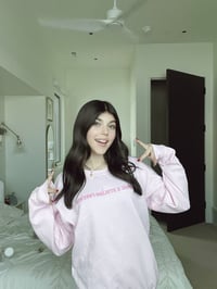 Image 1 of “SOPHIE X STYLISH FOREVER” Light Pink Crewneck! 