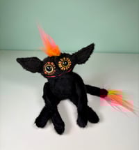 Image 1 of Weighted Happy Monster w/ Tail -  Black