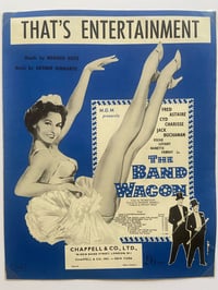 Image 2 of That's Entertainment from The Band Wagon, framed 1953 vintage sheet music