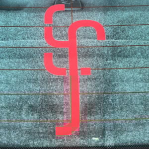 Image of Greek Fire Window Decal