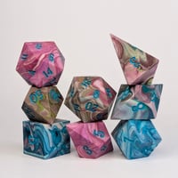 Image 3 of Fusions III<br>Jesmonite 8 Piece Polyhedral set