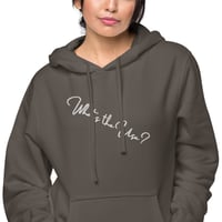 Image 4 of What's The Use Embroidered Unisex Pigment-Dyed Hoodie