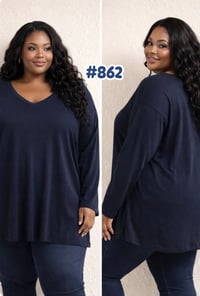 Image 4 of  New 30/32 Avenue Navy top #862*15