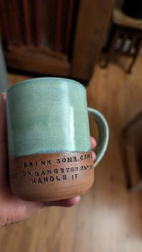 Image 2 of Gangster Rap Mug - Put on Some Gangster Rap 