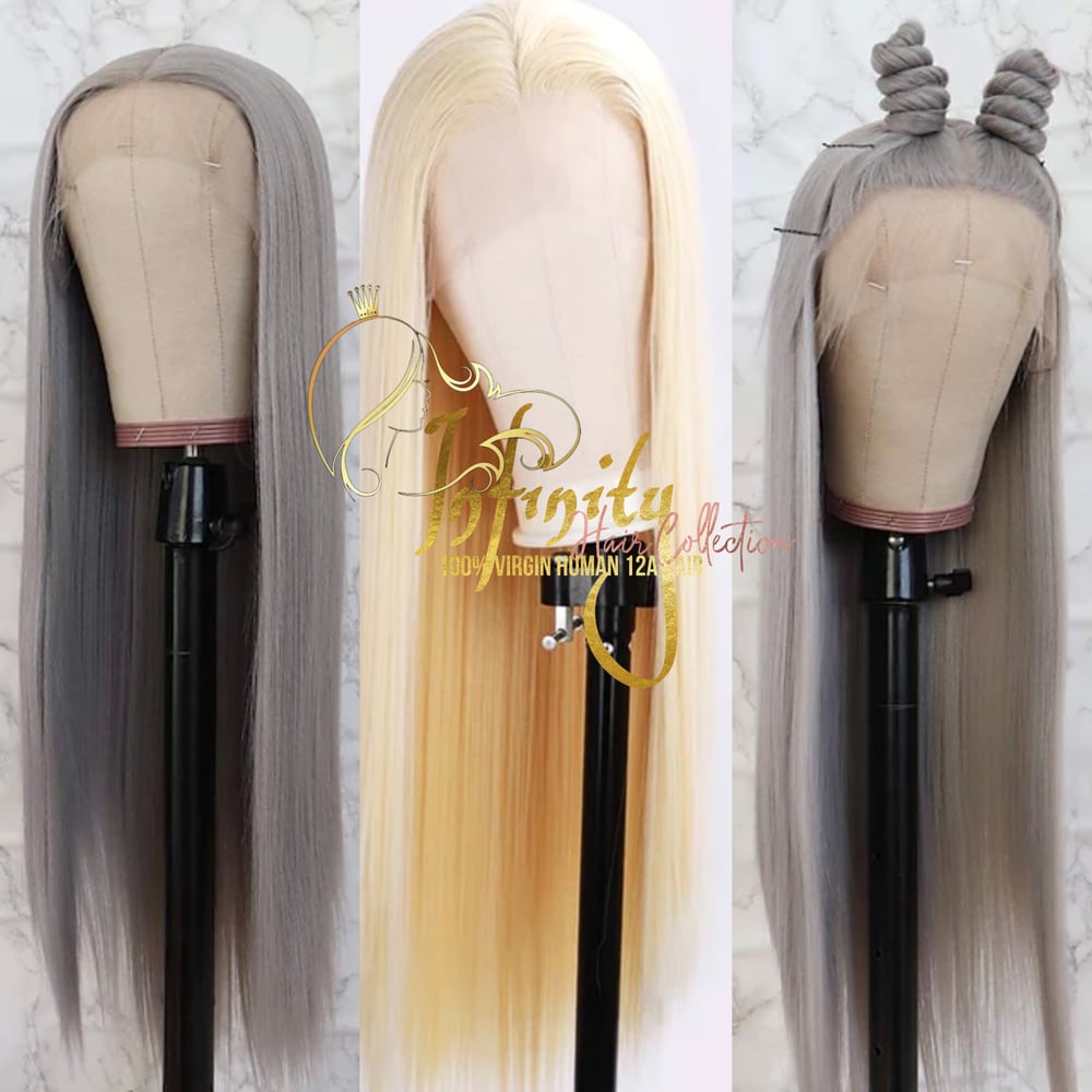 13x4 613 Synthetic &’ Human Blend Frontal Wig InfinityHair Collection