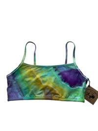 Image 4 of L (38) Bralette in Bright Geode Ice Dye