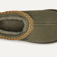 Image 3 of UGG Women's Green Suede Slip-On Shoes