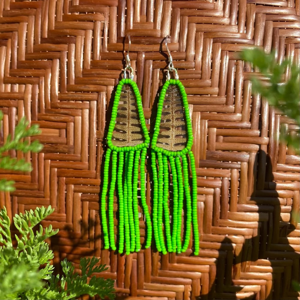 Image of Fern Tassel Earrings