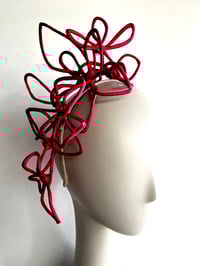 Image 1 of Rose pink wired flowers. SOLD