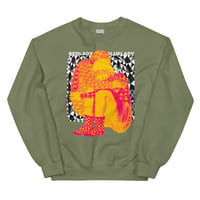 Image 3 of For When It's Too Much - Sweatshirt - Black/Green/Blue