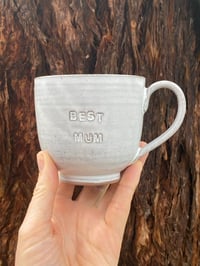 Image 2 of Debossed BEST MUM Mug