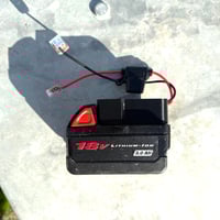 Image 2 of Milwaukee M18 Battery Adapter With Fuse For DIY Use